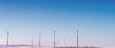 landscape with windmills